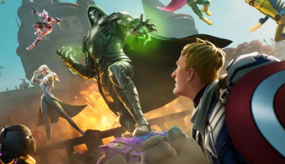 Dr Doom and Iron Man fight an Avenger: Fortnite chest locations